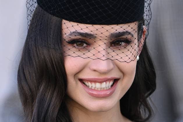 PFW Elie Saab Arrivals Sofia Carson attending the Elie Saab Womenswear Fall Winter 2025-2026 show as part of Paris Fashion Week in Paris, France on March 08, 2025. Photo by Aurore Marechal ABACAPRESS.COM Paris France  Copyright: xMarechalxAurore ABACAx