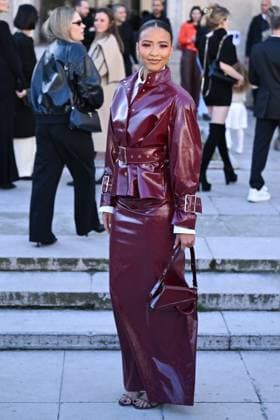 PFW Elie Saab Arrivals Flora Coquerel attending the Elie Saab Womenswear Fall Winter 2025-2026 show as part of Paris Fashion Week in Paris, France on March 08, 2025. Photo by Aurore Marechal ABACAPRESS.COM Paris France  Copyright: xMarechalxAurore ABACAx