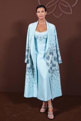PFW Georges Hobeika Photocall Myriem Boukadida attending the Georges Hobeika Womenswear Fall Winter 2025-2026 show as part of Paris Fashion Week in Paris, France on March 08, 2025. Photo by Aurore Marechal ABACAPRESS.COM Paris France  Copyright: xMarechalxAurore ABACAx
