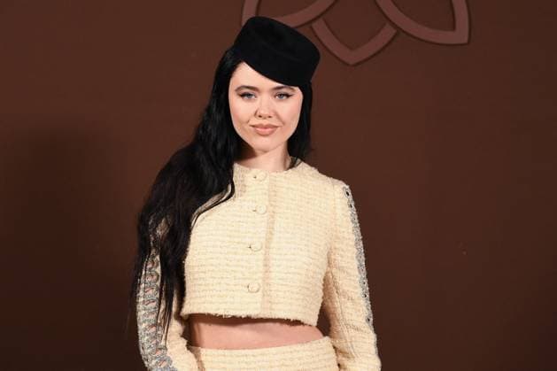 PFW Georges Hobeika Photocall Kristina Bazan attending the Georges Hobeika Womenswear Fall Winter 2025-2026 show as part of Paris Fashion Week in Paris, France on March 08, 2025. Photo by Aurore Marechal ABACAPRESS.COM Paris France  Copyright: xMarechalxAurore ABACAx