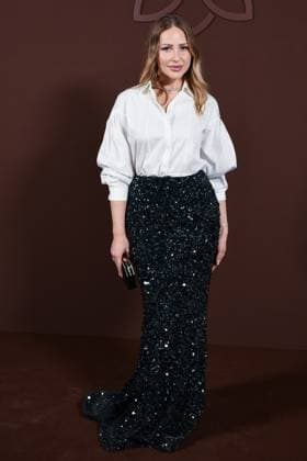 PFW Georges Hobeika Photocall Ginta Biku attending the Georges Hobeika Womenswear Fall Winter 2025-2026 show as part of Paris Fashion Week in Paris, France on March 08, 2025. Photo by Aurore Marechal ABACAPRESS.COM Paris France  Copyright: xMarechalxAurore ABACAx