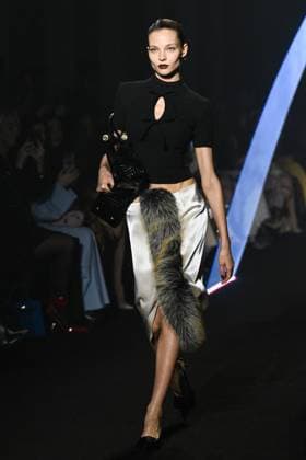 PFW Georges Hobeika Runway A model walks the runway during the Georges Hobeika Womenswear Fall Winter 2025-2026 show as part of Paris Fashion Week in Paris, France on March 08, 2025. Photo by Aurore Marechal ABACAPRESS.COM Paris France  Copyright: xMarechalxAurore ABACAx