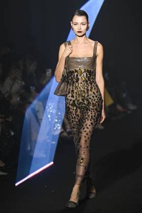 PFW Georges Hobeika Runway A model walks the runway during the Georges Hobeika Womenswear Fall Winter 2025-2026 show as part of Paris Fashion Week in Paris, France on March 08, 2025. Photo by Aurore Marechal ABACAPRESS.COM Paris France  Copyright: xMarechalxAurore ABACAx