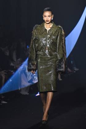 PFW Georges Hobeika Runway A model walks the runway during the Georges Hobeika Womenswear Fall Winter 2025-2026 show as part of Paris Fashion Week in Paris, France on March 08, 2025. Photo by Aurore Marechal ABACAPRESS.COM Paris France  Copyright: xMarechalxAurore ABACAx
