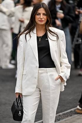 PFW Lacoste Outside Arrivals Kelly Piquet arriving at Lacoste show during Paris Fashion Week in Paris, France on March 9, 2025. Photo by Julien Reynaud APS-Medias ABACAPRESS.COM Paris France  Copyright: xReynaudxJulien APS-Medias ABACAx