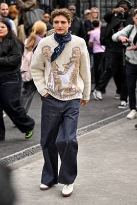 PFW Lacoste Outside Arrivals Vassili Schneider arriving at Lacoste show during Paris Fashion Week in Paris, France on March 9, 2025. Photo by Julien Reynaud APS-Medias ABACAPRESS.COM Paris France  Copyright: xReynaudxJulien APS-Medias ABACAx