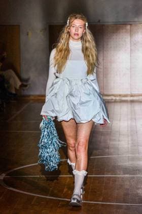 PFW - Florentina Leitner Runway A model walks the runway during the Florentina Leitner Womenswear Fall Winter 2025-2026 show as part of Paris Fashion Week on March 8, 2025 in Paris, France. Photo by Shootpix ABACAPRESS.COM Paris France  Copyright: xShootpix ABACAx