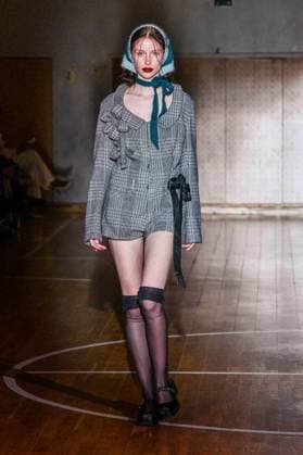 PFW - Florentina Leitner Runway A model walks the runway during the Florentina Leitner Womenswear Fall Winter 2025-2026 show as part of Paris Fashion Week on March 8, 2025 in Paris, France. Photo by Shootpix ABACAPRESS.COM Paris France  Copyright: xShootpix ABACAx