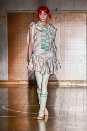PFW - Florentina Leitner Runway A model walks the runway during the Florentina Leitner Womenswear Fall Winter 2025-2026 show as part of Paris Fashion Week on March 8, 2025 in Paris, France. Photo by Shootpix ABACAPRESS.COM Paris France  Copyright: xShootpix ABACAx