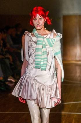 PFW - Florentina Leitner Runway A model walks the runway during the Florentina Leitner Womenswear Fall Winter 2025-2026 show as part of Paris Fashion Week on March 8, 2025 in Paris, France. Photo by Shootpix ABACAPRESS.COM Paris France  Copyright: xShootpix ABACAx