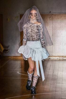 PFW - Florentina Leitner Runway A model walks the runway during the Florentina Leitner Womenswear Fall Winter 2025-2026 show as part of Paris Fashion Week on March 8, 2025 in Paris, France. Photo by Shootpix ABACAPRESS.COM Paris France  Copyright: xShootpix ABACAx