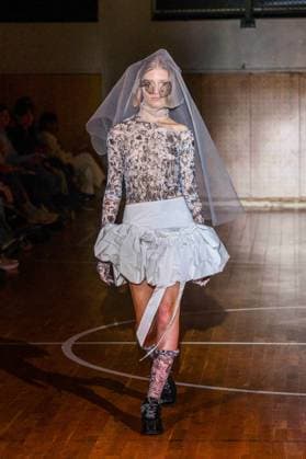PFW - Florentina Leitner Runway A model walks the runway during the Florentina Leitner Womenswear Fall Winter 2025-2026 show as part of Paris Fashion Week on March 8, 2025 in Paris, France. Photo by Shootpix ABACAPRESS.COM Paris France  Copyright: xShootpix ABACAx