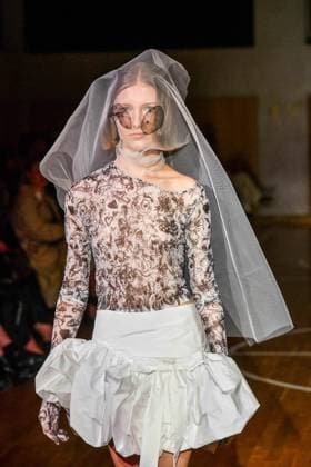 PFW - Florentina Leitner Runway A model walks the runway during the Florentina Leitner Womenswear Fall Winter 2025-2026 show as part of Paris Fashion Week on March 8, 2025 in Paris, France. Photo by Shootpix ABACAPRESS.COM Paris France  Copyright: xShootpix ABACAx