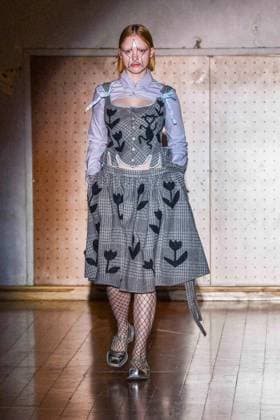 PFW - Florentina Leitner Runway A model walks the runway during the Florentina Leitner Womenswear Fall Winter 2025-2026 show as part of Paris Fashion Week on March 8, 2025 in Paris, France. Photo by Shootpix ABACAPRESS.COM Paris France  Copyright: xShootpix ABACAx