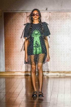 PFW - Florentina Leitner Runway A model walks the runway during the Florentina Leitner Womenswear Fall Winter 2025-2026 show as part of Paris Fashion Week on March 8, 2025 in Paris, France. Photo by Shootpix ABACAPRESS.COM Paris France  Copyright: xShootpix ABACAx