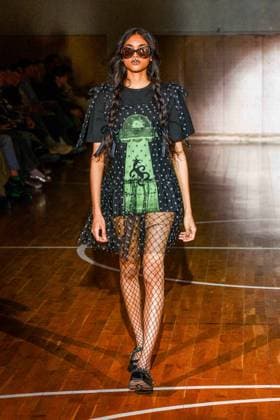 PFW - Florentina Leitner Runway A model walks the runway during the Florentina Leitner Womenswear Fall Winter 2025-2026 show as part of Paris Fashion Week on March 8, 2025 in Paris, France. Photo by Shootpix ABACAPRESS.COM Paris France  Copyright: xShootpix ABACAx