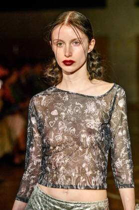PFW - Florentina Leitner Runway A model walks the runway during the Florentina Leitner Womenswear Fall Winter 2025-2026 show as part of Paris Fashion Week on March 8, 2025 in Paris, France. Photo by Shootpix ABACAPRESS.COM Paris France  Copyright: xShootpix ABACAx