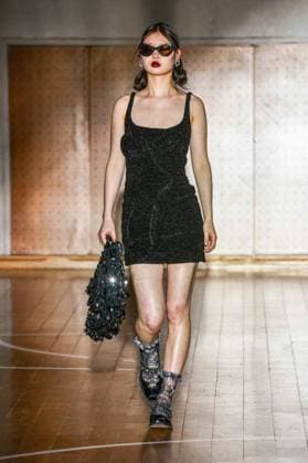 PFW - Florentina Leitner Runway A model walks the runway during the Florentina Leitner Womenswear Fall Winter 2025-2026 show as part of Paris Fashion Week on March 8, 2025 in Paris, France. Photo by Shootpix ABACAPRESS.COM Paris France  Copyright: xShootpix ABACAx