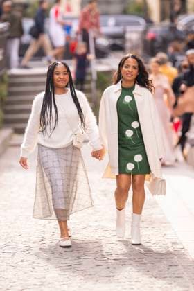 Celebrities at Akris Fashion Show Ready to Wear Collection Fall Winter 2025 2026 during Paris Fashion Week PFW Christina Milian and Violet Madison, her eldest daughter at Akris Fashion Show Ready to Wear Collection Fall Winter 2025 2026 during Paris Fashion Week PFW , on march 9th 2025 Pierre Perusseau Tiziano da Silva Bestimage Celebrities at Akris Fashion Show Ready to Wear Collection Fall Winter 2025 2026 during Paris Fashion Week, on march 9th 2025 Paris France  Copyright: xTizianoxDaxSilvax-xPierrexPerusseaux xBestimagexTizianoxDaxSilvax-xPierrexPerusseaux xBestimagex