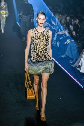PFW - Georges Hobeika Runway - Paris A model walks the runway during the Georges Hobeika Womenswear Fall Winter 2025-2026 show as part of Paris Fashion Week at Palais De Tokyo in Paris, France, on March 08, 2025. Photo by Shootpix ABACAPRESS.COM Paris France  Copyright: xShootpix ABACAx