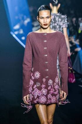 PFW - Georges Hobeika Runway - Paris A model walks the runway during the Georges Hobeika Womenswear Fall Winter 2025-2026 show as part of Paris Fashion Week at Palais De Tokyo in Paris, France, on March 08, 2025. Photo by Shootpix ABACAPRESS.COM Paris France  Copyright: xShootpix ABACAx