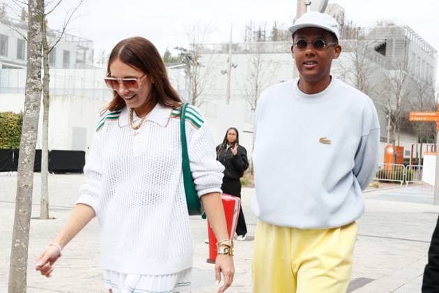 Celebrities at Lacoste Fashion Show Ready to Wear Collection Fall Winter 2025 2026 during Paris Fashion Week PFW Stromae and his wife Coralie Barbier at Lacoste Fashion Show Ready to Wear Collection Fall Winter 2025 2026 during Paris Fashion Week PFW , on march 9th 2025 Christophe Clovis Bestimage Celebrities at Lacoste Fashion Show Ready to Wear Collection Fall Winter 2025 2026 during Paris Fashion Week, on march 9th 2025 Paris France  Copyright: xChristophexClovisx xBestimagexChristophexClovisx xBestimagex