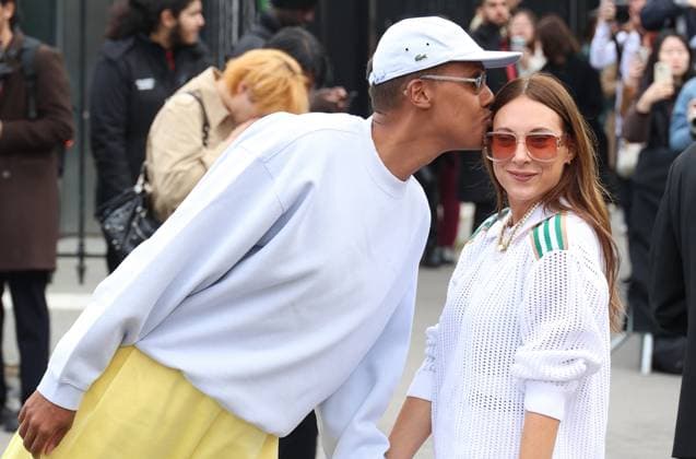 Celebrities at Lacoste Fashion Show Ready to Wear Collection Fall Winter 2025 2026 during Paris Fashion Week PFW Stromae and his wife Coralie Barbier at Lacoste Fashion Show Ready to Wear Collection Fall Winter 2025 2026 during Paris Fashion Week PFW , on march 9th 2025 Denis Guignebourg Bestimage Celebrities at Lacoste Fashion Show Ready to Wear Collection Fall Winter 2025 2026 during Paris Fashion Week, on march 9th 2025 Paris France  Copyright: xDenisxGuignebourgx xBestimagexDenisxGuignebourgx xBestimagex