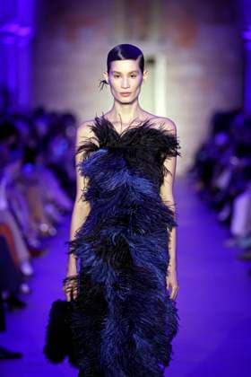 Akris Ready to wear fall winter 2025 26 Paris March 2005 Akris Ready to wear fall winter 2025 26 Paris March 2005, Credit:Zeppelin Avalon  Copyright: xZeppelinx xAvalonx 0974120244