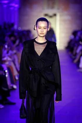 Akris Ready to wear fall winter 2025 26 Paris March 2005 Akris Ready to wear fall winter 2025 26 Paris March 2005, Credit:Zeppelin Avalon  Copyright: xZeppelinx xAvalonx 0974116646