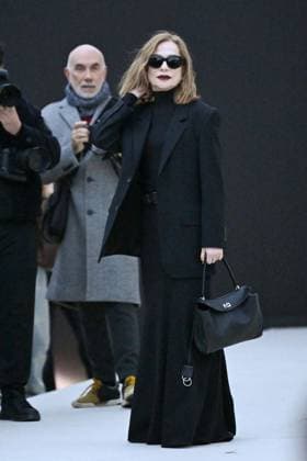 PFW Balenciaga Arrivals Isabelle Huppert attending the Balenciaga Womenswear Fall Winter 2025-2026 show as part of Paris Fashion Week in Paris, France on March 09, 2025. Photo by Aurore Marechal ABACAPRESS.COM Paris France  Copyright: xMarechalxAurore ABACAx