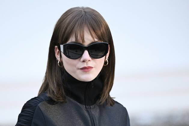PFW Balenciaga Arrivals Emilia Jones attending the Balenciaga Womenswear Fall Winter 2025-2026 show as part of Paris Fashion Week in Paris, France on March 09, 2025. Photo by Aurore Marechal ABACAPRESS.COM Paris France  Copyright: xMarechalxAurore ABACAx