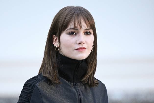 PFW Balenciaga Arrivals Emilia Jones attending the Balenciaga Womenswear Fall Winter 2025-2026 show as part of Paris Fashion Week in Paris, France on March 09, 2025. Photo by Aurore Marechal ABACAPRESS.COM Paris France  Copyright: xMarechalxAurore ABACAx