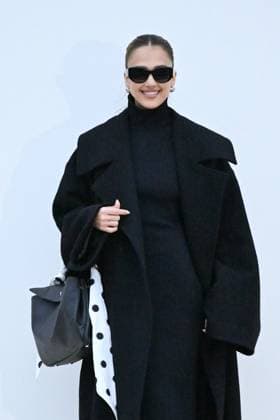 PFW Balenciaga Arrivals Jessica Alba attending the Balenciaga Womenswear Fall Winter 2025-2026 show as part of Paris Fashion Week in Paris, France on March 09, 2025. Photo by Aurore Marechal ABACAPRESS.COM Paris France  Copyright: xMarechalxAurore ABACAx