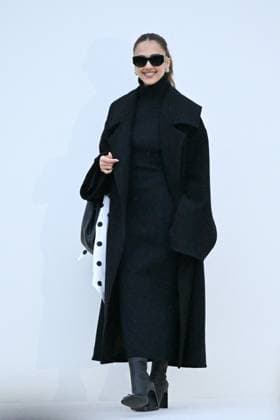 PFW Balenciaga Arrivals Jessica Alba attending the Balenciaga Womenswear Fall Winter 2025-2026 show as part of Paris Fashion Week in Paris, France on March 09, 2025. Photo by Aurore Marechal ABACAPRESS.COM Paris France  Copyright: xMarechalxAurore ABACAx