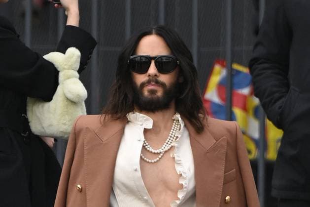 PFW Valentino Arrivals Jared Leto attending the Valentino Womenswear Fall Winter 2025-2026 show as part of Paris Fashion Week in Paris, France on March 09, 2025. Photo by Aurore Marechal ABACAPRESS.COM Paris France  Copyright: xMarechalxAurore ABACAx