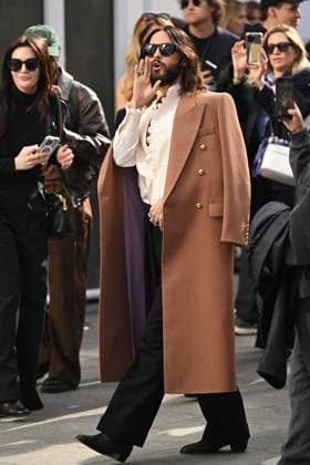 PFW Valentino Arrivals Jared Leto attending the Valentino Womenswear Fall Winter 2025-2026 show as part of Paris Fashion Week in Paris, France on March 09, 2025. Photo by Aurore Marechal ABACAPRESS.COM Paris France  Copyright: xMarechalxAurore ABACAx