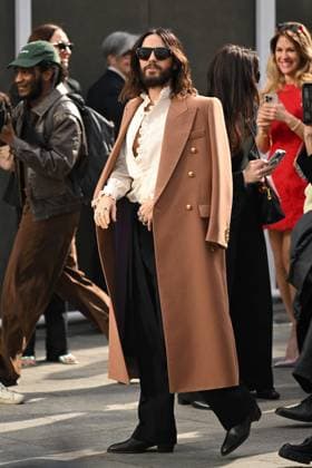PFW Valentino Arrivals Jared Leto attending the Valentino Womenswear Fall Winter 2025-2026 show as part of Paris Fashion Week in Paris, France on March 09, 2025. Photo by Aurore Marechal ABACAPRESS.COM Paris France  Copyright: xMarechalxAurore ABACAx