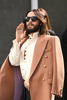 PFW Valentino Arrivals Jared Leto attending the Valentino Womenswear Fall Winter 2025-2026 show as part of Paris Fashion Week in Paris, France on March 09, 2025. Photo by Aurore Marechal ABACAPRESS.COM Paris France  Copyright: xMarechalxAurore ABACAx