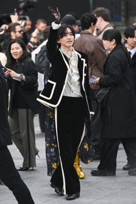 PFW Valentino Arrivals Shunsuke Michieda attending the Valentino Womenswear Fall Winter 2025-2026 show as part of Paris Fashion Week in Paris, France on March 09, 2025. Photo by Aurore Marechal ABACAPRESS.COM Paris France  Copyright: xMarechalxAurore ABACAx
