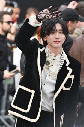 PFW Valentino Arrivals Shunsuke Michieda attending the Valentino Womenswear Fall Winter 2025-2026 show as part of Paris Fashion Week in Paris, France on March 09, 2025. Photo by Aurore Marechal ABACAPRESS.COM Paris France  Copyright: xMarechalxAurore ABACAx