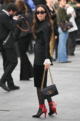 PFW Valentino Arrivals Tamara Kalinic attending the Valentino Womenswear Fall Winter 2025-2026 show as part of Paris Fashion Week in Paris, France on March 09, 2025. Photo by Aurore Marechal ABACAPRESS.COM Paris France  Copyright: xMarechalxAurore ABACAx