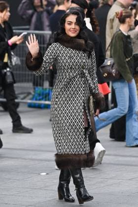 PFW Valentino Arrivals Georgina Rodriguez attending the Valentino Womenswear Fall Winter 2025-2026 show as part of Paris Fashion Week in Paris, France on March 09, 2025. Photo by Aurore Marechal ABACAPRESS.COM Paris France  Copyright: xMarechalxAurore ABACAx