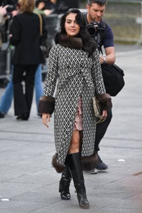 PFW Valentino Arrivals Georgina Rodriguez attending the Valentino Womenswear Fall Winter 2025-2026 show as part of Paris Fashion Week in Paris, France on March 09, 2025. Photo by Aurore Marechal ABACAPRESS.COM Paris France  Copyright: xMarechalxAurore ABACAx