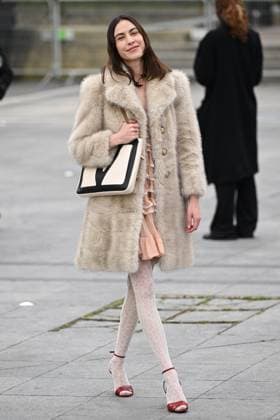 PFW Valentino Arrivals Alexa Chung attending the Valentino Womenswear Fall Winter 2025-2026 show as part of Paris Fashion Week in Paris, France on March 09, 2025. Photo by Aurore Marechal ABACAPRESS.COM Paris France  Copyright: xMarechalxAurore ABACAx