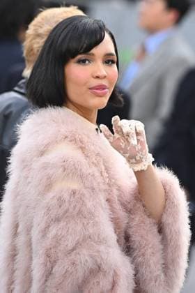 PFW Valentino Arrivals Nara Aziza Smith attending the Valentino Womenswear Fall Winter 2025-2026 show as part of Paris Fashion Week in Paris, France on March 09, 2025. Photo by Aurore Marechal ABACAPRESS.COM Paris France  Copyright: xMarechalxAurore ABACAx