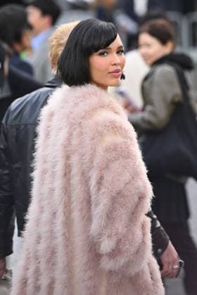 PFW Valentino Arrivals Nara Aziza Smith attending the Valentino Womenswear Fall Winter 2025-2026 show as part of Paris Fashion Week in Paris, France on March 09, 2025. Photo by Aurore Marechal ABACAPRESS.COM Paris France  Copyright: xMarechalxAurore ABACAx