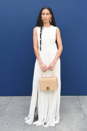PFW Akris Front Row Ciinderella Balthazar attending the Akris Womenswear Fall Winter 2025-2026 show as part of Paris Fashion Week in Paris, France on March 09, 2025. Photo by Aurore Marechal ABACAPRESS.COM Paris France  Copyright: xMarechalxAurore ABACAx