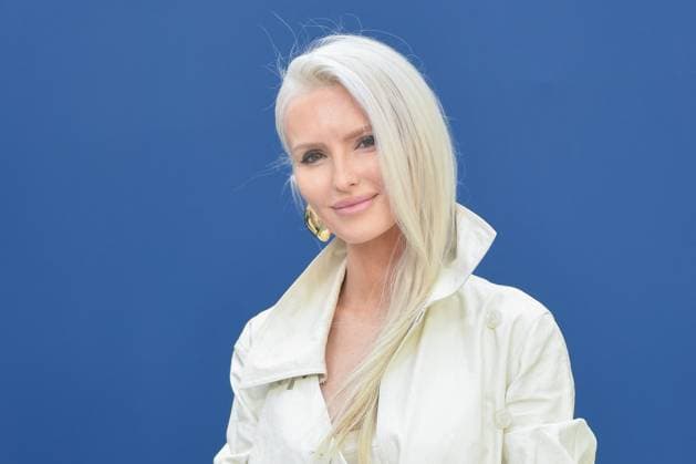 PFW Akris Front Row Kate Davidson Hudson attending the Akris Womenswear Fall Winter 2025-2026 show as part of Paris Fashion Week in Paris, France on March 09, 2025. Photo by Aurore Marechal ABACAPRESS.COM Paris France  Copyright: xMarechalxAurore ABACAx