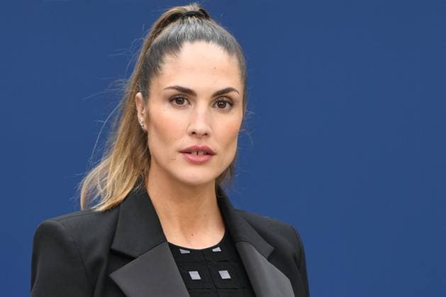 PFW Akris Front Row Elodie Clouvel attending the Akris Womenswear Fall Winter 2025-2026 show as part of Paris Fashion Week in Paris, France on March 09, 2025. Photo by Aurore Marechal ABACAPRESS.COM Paris France  Copyright: xMarechalxAurore ABACAx