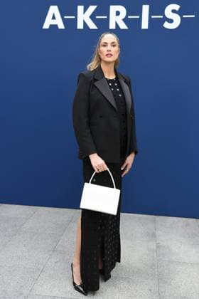 PFW Akris Front Row Elodie Clouvel attending the Akris Womenswear Fall Winter 2025-2026 show as part of Paris Fashion Week in Paris, France on March 09, 2025. Photo by Aurore Marechal ABACAPRESS.COM Paris France  Copyright: xMarechalxAurore ABACAx